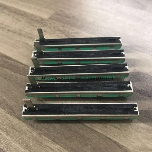 5Pcs 75 MM Double B10K Original B10KX2 Behringer Pot Mixer Fader