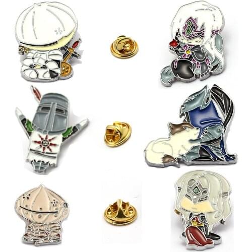 Game Dark Souls Ⅲ 3 Lapel Pins Brooch Badges Pendant For Cosplay Fans Gift Car Jewelry Breastpin