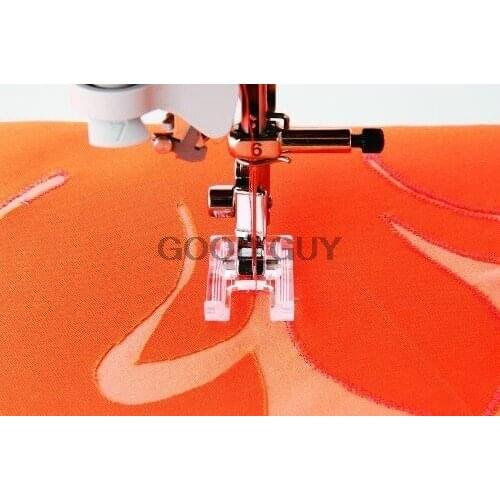 BROTHER SA147 7MM OPEN TOE FOOT FOR ALL BRAND OF SNAP-ON HOME SEWING MACHINES (ESG-OT) 492120-20 #XC1964-001