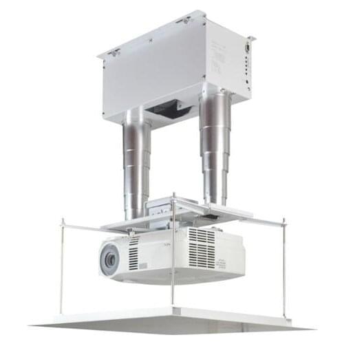 Double Bamboo Intelligent light and handy projector hanger with 0.6-3m running distance manual remote RS control