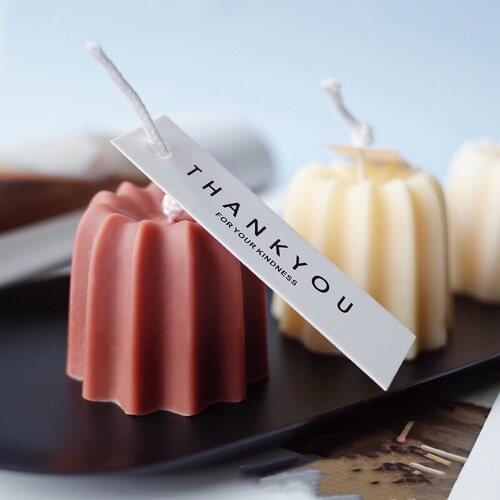 Cupcake Shape Candle Silicone Mold DIY Jelly Pudding Mould Mini Chocolate Cake Creative Molds Decorative Wax Moulds