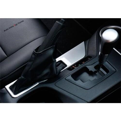 Yimaautotrims Parking Handbrake Hand Brake Panel Cover Trim Fit For Toyota Rav4 Rav 4 2016 2017 2018 ABS Interior Mouldings