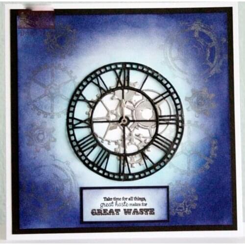 Time Traveller Metal Cutting Dies Stencils for DIY Scrapbooking Photo Album Decorative Embossing Paper Cards Craft Supplier Die