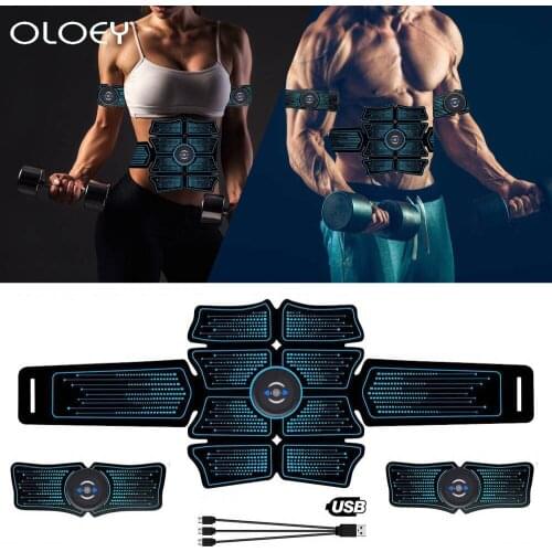 EMS New Rechargeable Toner EMS Abdominal Electromagnetic Stimulation Of Muscles Fitness Massager USB Charging Fitness Equipment