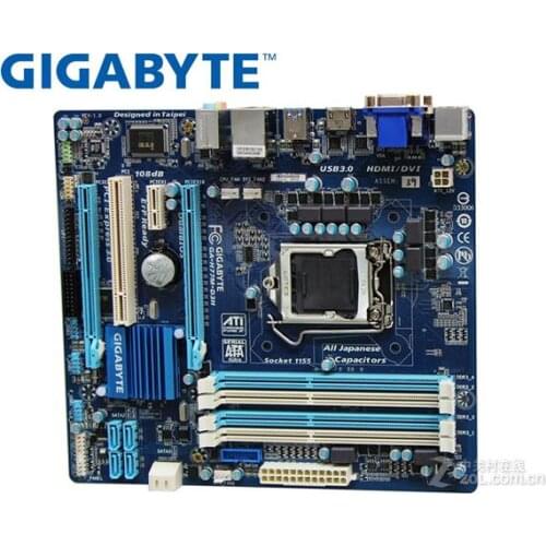 Gigabyte GA-H77M-D3H original mainboard DDR3 LGA 1155 USB2.0 USB3.0 32GB SATA III H77M-D3H used Desktop motherboard