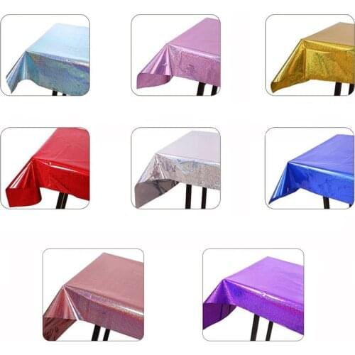 Table Cloth for Birthday Party Wedding Table Decoration Disposable Tablecloth Rectangle Birthday Party Decorations Baby Shower