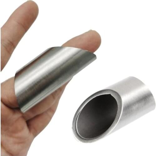 Stainless Steel Finger Bar Slide Slides for Electric Guitar Guitar Strings Instrument Country Jazz Blues Accessories