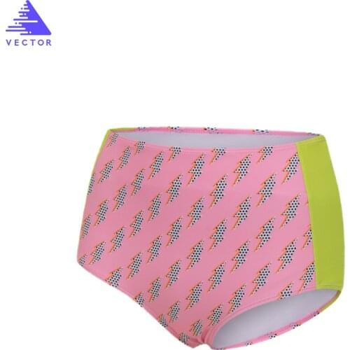 Vector Womens Swimsuits Printed Swimming Trunks Split Swimwear Two-Piece Separates Beach Bikini Vacation Surfing Wetsuit Girl