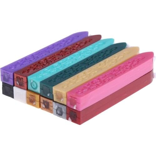 DIY Sealing Strips Seal Dedicated Beeswax Stick 12 Colors Branding Paint Stamp Seal Wax Sigillo Handmade Craft Tools