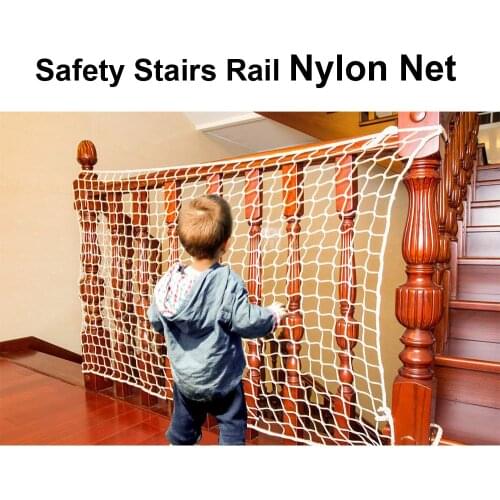 Safety Stairs Rail Net Child Proofing Balcony Banister Railing Guard Baby Proof Stair Guards Mesh,Dog Cat Fall Protection Mesh