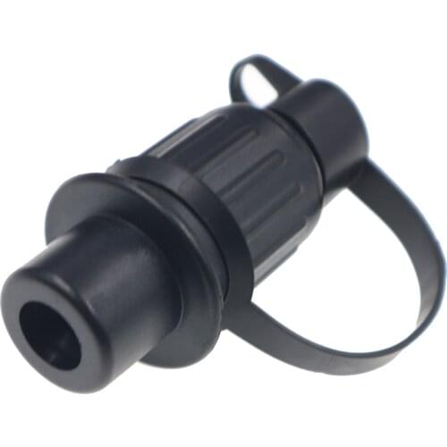 1PCS 3 Way Trailer RV Electrical Connector Plug & Socket - Waterproof Black