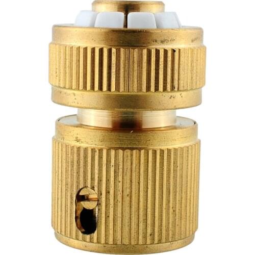 1pcs Brass Hose Tube Adapter Quick Connect Fitting Pipe Connector for Garden Home Garden Water Pipe Tap