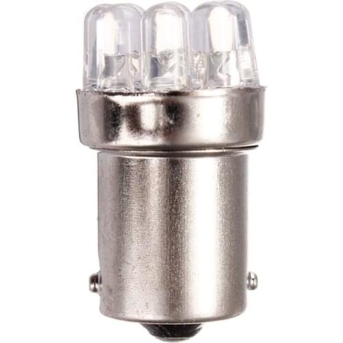 10pcs/lot Amber Yellow DC12V BA15S 1156 9 LED Auto Light Source Tail Brake Turn Signal Parking Bulbs Lamp Support Dropshipping