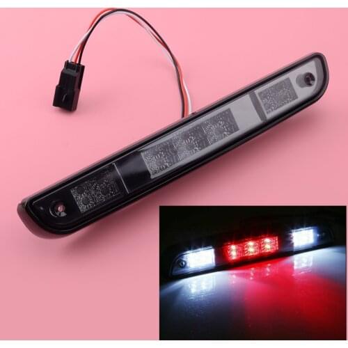 3 Pin Rear High Level LED Third 3RD Stop Brake Light Cargo Lamp Smoke Lens Car Fit for F-150 F-250 F-350 Bronco JET-A229-FLSTC