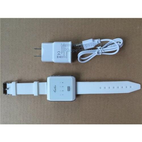 4-channel watch wireless calling receiver ,white colour,wireless calling system ,use for waiter/ nurse /emergency call