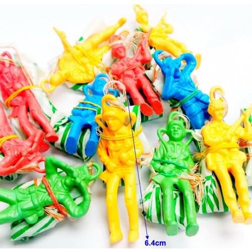 96 pcs fun toys SOLDIER Paratroopers Parachute Fun TOYS PARTY FAVORS GIFT BAGS NOVELTY