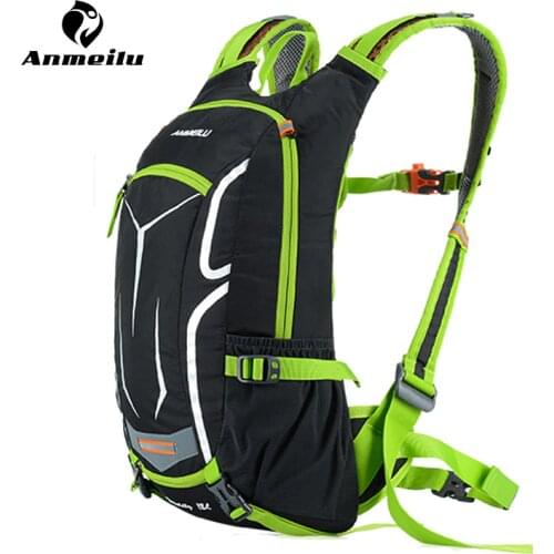 Anmeilu 18L Cycling Hydration Backpack Waterproof Nylon Bicycle Bag With Rain Cover Bike Water Bag Climbing Hiking Shoulder Pack