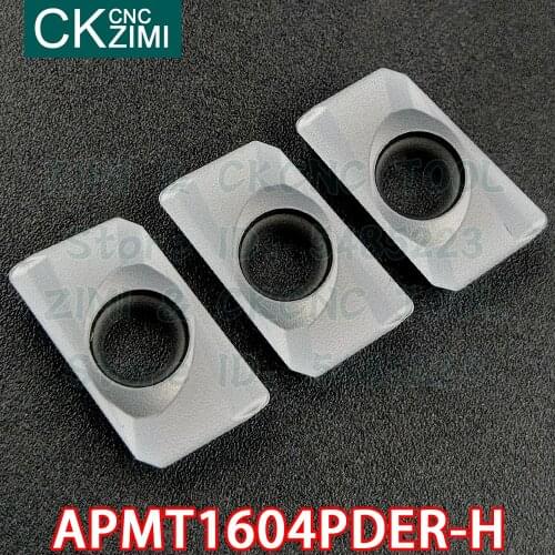 APMT1604PDER-H ZM2125 APMT 1604 PDER H Carbide Inserts Shoulder milling Inserts Tools CNC Metal lathe indexable tools for steel