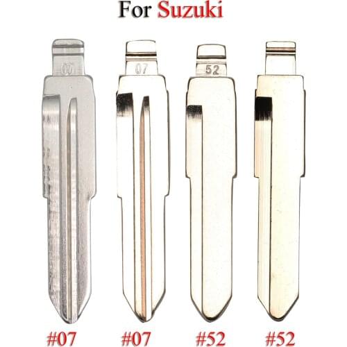 Kutery Folding Car Key Blade For Suzuki For Isuzu #07 #52 KD Uncut Flip Remote Car Key Blank Replacement