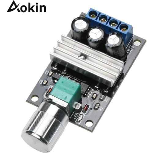 DC 6-28V 12V 24V 3A PWM Motor Speed Controller Regulator Adjustable Variable Speed Control Switch Fan DC Motor Governor Tools