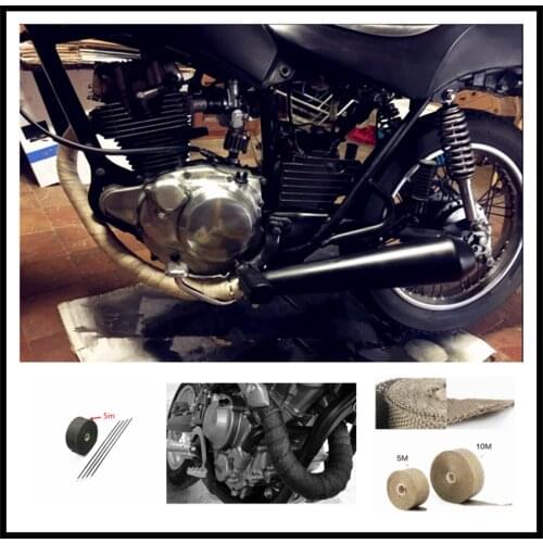 Motorcycle car parts exhaust pipe modification fire insulation cloth for Aprilia CAPANORD 1200 Rally ETV1000 V4R FactoRy