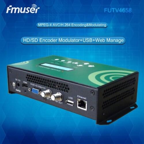 FUTV4658 ISBD-T HD Encoder Modulator hdmi Digital TV Station