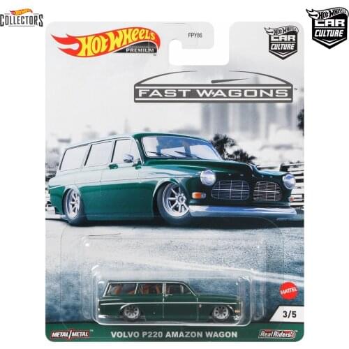 Hotwheels Hot Wheels Car Culture Premium Cars Volvo P220 Amazon Estate FPY86-GRJ64