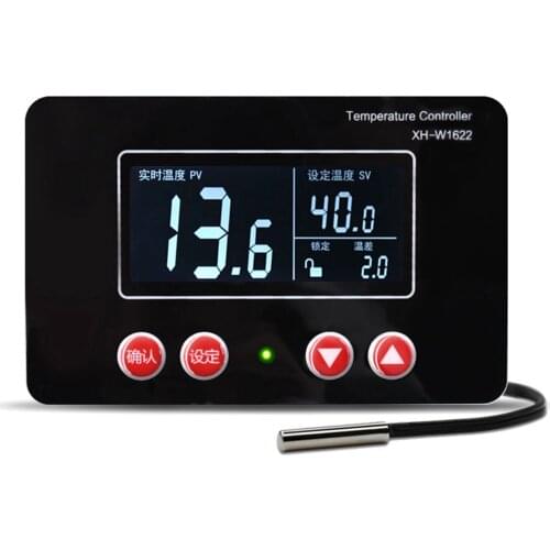 Intelligent Digital Temperature Controller LCD Display Incubation Constant Temperature Heating Pet Box Device 12V 24V 220V