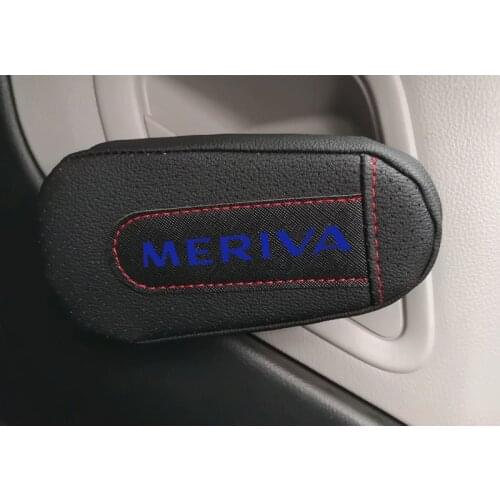 Pu Leather Knee Pad handrail pad Interior Car Accessories For Opel Meriva