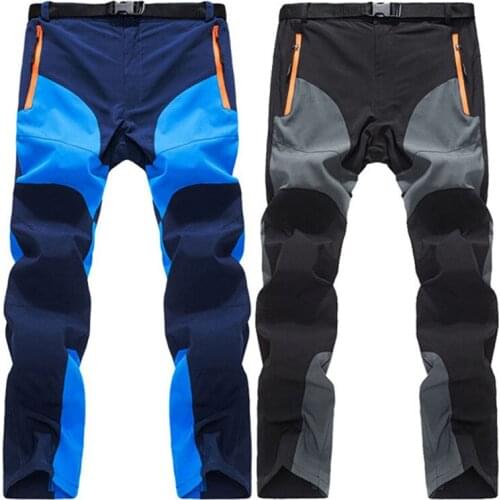 Mens Summer Quick-Dry Hiking Pants Outdoor Sports Breathable Hiking Camping Trekking Travel Fishing Climbing Trousers