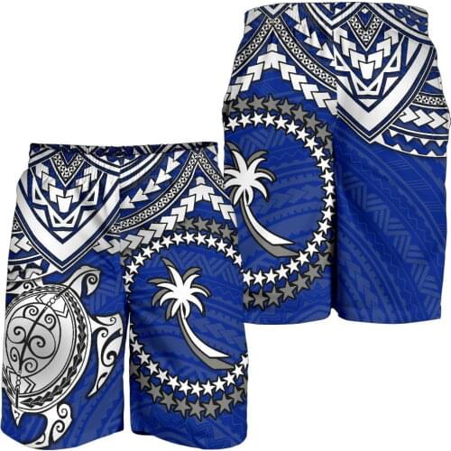 PLstar Cosmos Culture Chuuk Style Newfashion Summer Color Tribe Beach Culture 3DPrint Unisex Men/Women Casual Shorts Streetwear1