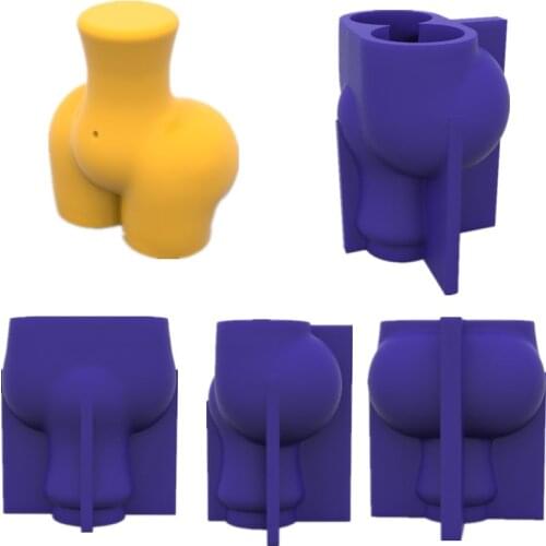 Newst Body Candle Mold Silicone Wax Mould Male and Female Design Art Fragrance Candle Making Soap Chocolate Cake Decorating17313