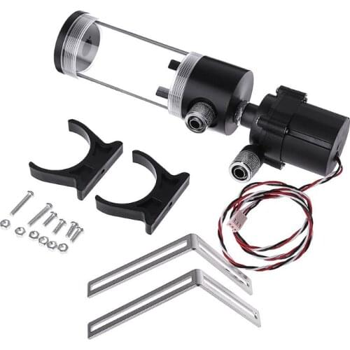 New 140mm Cylinder Water tank SC600 Pump Computer Water Cooling Radiator 600L/H