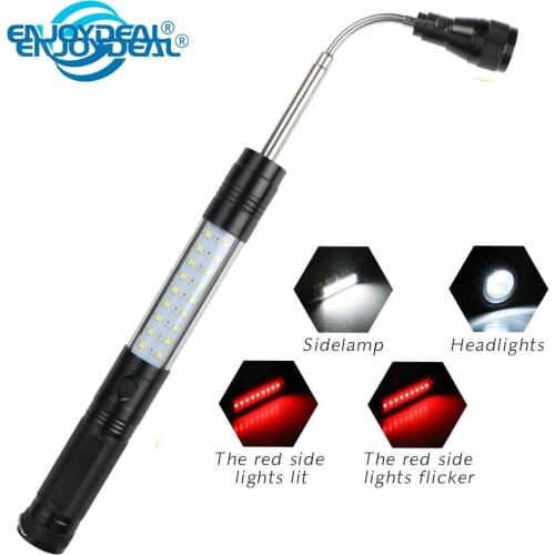 4 modes Portable Extendable Flexi LED With magnet Pickup Auto Repair Light Flashlight Picker Torch Worklight Ilumination light