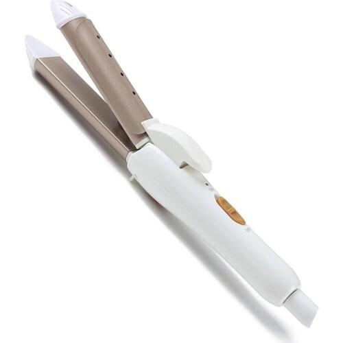 Professional 2 in 1 Hair Twist Curling & Straightening Iron Hair Straightener Curler Wet & Dry Hair Curling Hair styler