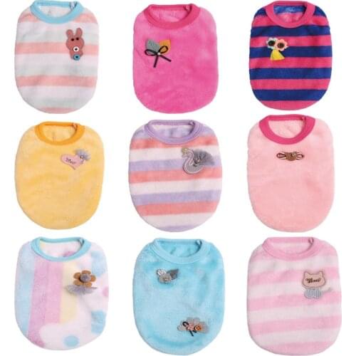 Winter Pet Clothes Dog Clothes For Small Dogs Lovely Fleece Keep Warm Dog Clothing Coat Jacket Sweater Pet Costume For Dogs