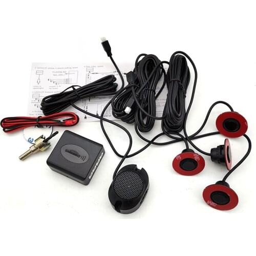 4pcs 16MM Parking Sensors Buzzer Car Reverse Backup Rear Radar System Sound Alarm