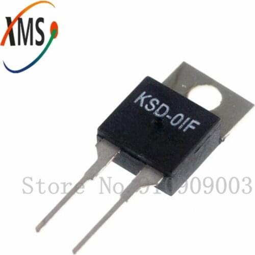 5PCS KSD-01F 40 45 50 55 60 65 70 80 85 degree normally closed thermostat switch Temperature Control TO-220 KSD-01