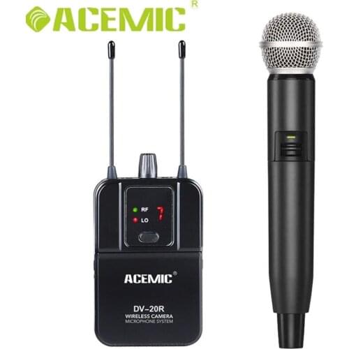 ACEMIC DV-20H Wireless DV/Camera system Digital wireless audio transmission independent Digital ID code