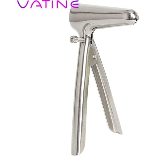 VATINE Anal Vaginal Dilator Stainless Steel Butt Plug Anal Expansion Expander Anus Speculum Sex Toys for Women Men Adult Product