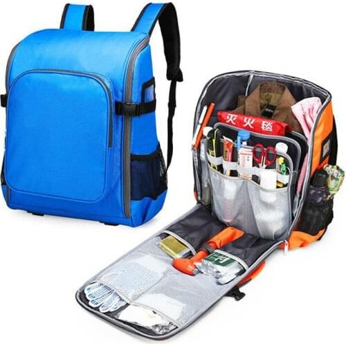 Outdoor First Aid Kit Large Capacity Sports Red Nylon Waterproof Cross Messenger Bag Family Travel Emergency Bag DJJB031