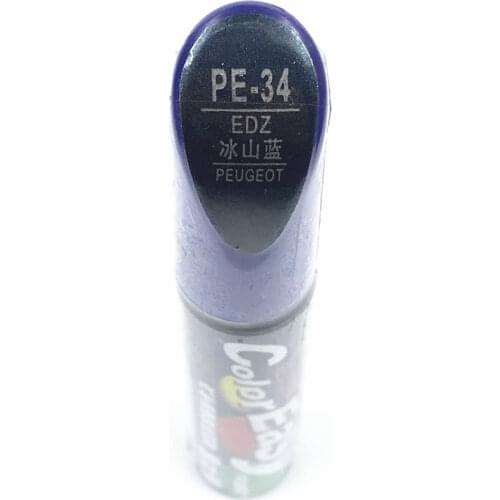Car scratch repair pen, auto paint pen white color PE-34 for Peugeot 207 307 301 308 2008 408 ,car painting pen