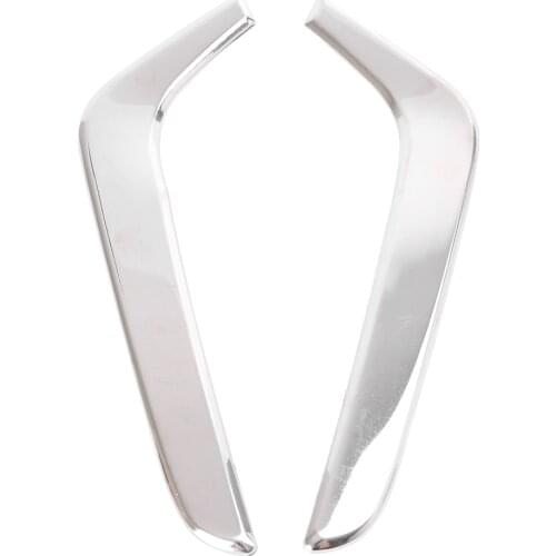 Car Front Fog Light Decoration Eyebrow Cover Trim For Honda CR-V CRV 2017 2018 Stainless Steel 2PCS Auto Accessories