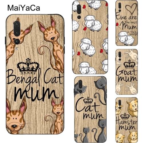 Sphynx Cat Horse Turtle Sheep Mum Case For Huawei Honor 8X 9X 9 10 Lite 20 Pro 10i 7A Pro 7C 8A 8C 8S Y6 Y9 Y7 2019 Nova 5T