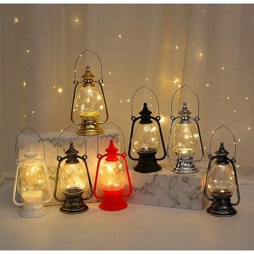 Retro Light Decorative LED Lantern Kerosene Lamp Dream Lights Bar Atmosphere Layout Party DIY Home Decor