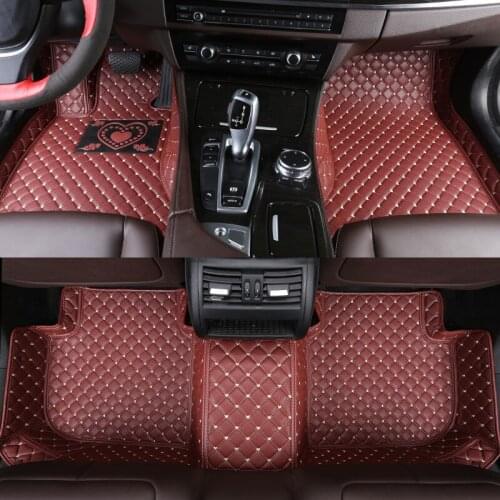 Car floor mats For skoda octavia a5 fabia 1 2 octavia tour rs karoq a7 felicia kodiaq rapid spaceback rugs carpet accessories