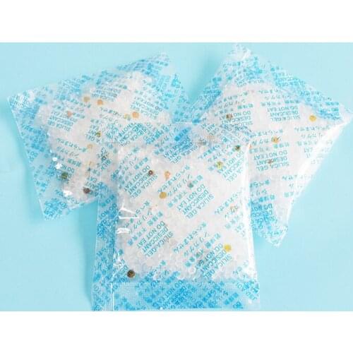 Reusable Indicating Silica Gel Beads Moisture Absorber Desiccant Moisture Absorber Dehumidifier Breathable OPP Bag Packaging