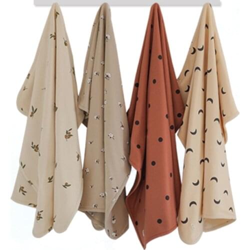 Newborn Baby Blankets Soft Organic Cotton Baby Blanket Muslin Swaddle Wrap Feeding Burp Cloth Towel Scarf Baby Stuff