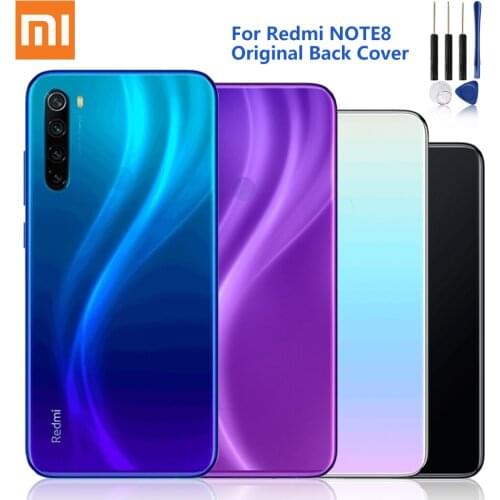 Xiaomi Original Back Battery Cover Case For Xiaomi Redmi Note8 Note 8 Door Rear Housing Back Cover Protective Phone Case
