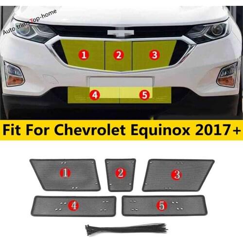 Fit For Chevrolet Equinox 2017 2018 2019 2020 Car Front Insect Screening Mesh Grille Insert Net Cover Trim Exterior Accessories